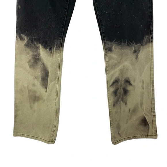 Levis 517 Bootcut Flare Jeans Waist 30 Womens 10 Handmade Upcycled Black Levi’s - Picture 7 of 14